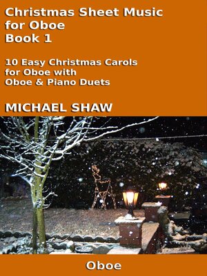 cover image of Christmas Sheet Music for Oboe Book 1